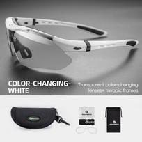 ROCKBROS Dviratininko Fotochrominiai Akiniai UV400 Apsauga Saulės Akiniai Lengvi Dviračių Akiniai Vyrams Moterims Lauko Sporto Akiniai Photochromic