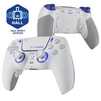 HEXGAMING Hall Effect Versija Phantom Pro Žaidimų Valdiklis skirtas ir su 4 Priskiriamais Galiniais 6 8 Keičiamais Analoginiais ir Reguliuojamais Adaptyviais Triggeriais balta