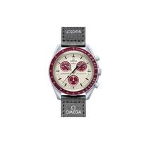 SWATCH Vyriškas 42mm Smėlio spalvos laikrodis SO33M101 SO33M101 Gray Strap