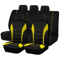 Sėdynių užvalkalai 9 vnt. rinkinys Automobilio pagalvėlė Auto priedai Sėdynių apsauga Penkiavietis Universalus Juodas Pilkas Mėlynas Raudonas Yellow (5 seat)
