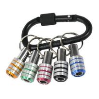 Screwdriver Bits Holder Extension Bar Drill 1/4inch Hex Shank Screw Adapter Quick Release Keychain Easy Change Pack of 1