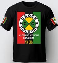CROSS COLOURS marškinėliai. TU KAS.  HIP HOPAS. 90-ųjų marškinėliai. RAP LEGENDOS marškinėliai Unisex T-shirt XL green