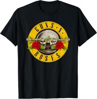 Guns N' Roses Official Bullet Logo T-Shirt Unisex T-Shirt M