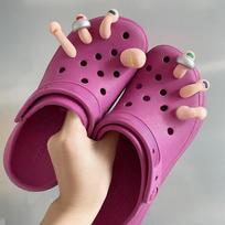 3D batų pakabukai Juokingi pirštai, skirti Crocs, pasidaryk pats, tinkantys batai, priedai, rankinis batų dekoravimas vaikams, berniukams, mergaitėms, vyrams, moterims, vakarėliams
