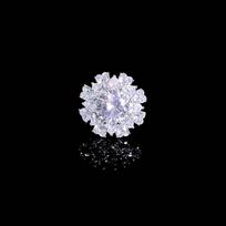 Miss Alice'S Bouquet Gemstone Ring, Galaxy Bright-Plated 18K Gold Mortal Elf Water Drop Zircon Bracelet