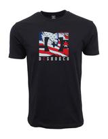 DC SHOES ŽVAIGŽDŽIŲ VĖLIAVOS LOGO MARŠKINĖLIAI UNISEX marškinėliai XXL