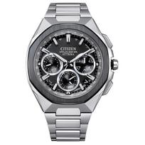 CITIZEN Attesa Light Powered Quartz Movement Titanium Strap Watch 44mm Men's Watches Black Dial CC4104-53E Black Dial