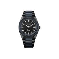 CITIZEN Attesa 100m atsparus vandeniui, saulės energija maitinamas kvarcinis mechanizmas, titano dirželis, 39mm laikrodis CB3046-76E Black Dial