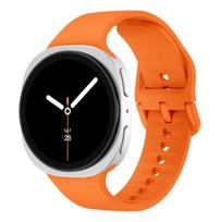 band For Samsung Galaxy Watch 8 classic 46mm Accessories pulseira Sport Silicone Bracelet correa Galaxy Watch 8 strap 44mm 40mm galaxy watch 8 40mm juoda