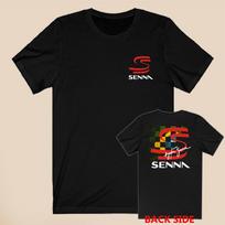 Ayrton Senna Lenktynių Legenda Vyriški Juodi Dydis S-5XL Dvipusiai Unisex Marškinėliai XXXXL