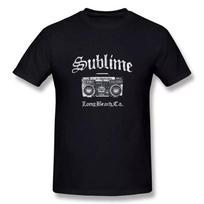 Sublime Band Long Beach Marškinėliai, Stori Juodi Medvilniniai Marškinėliai, Dydis nuo S iki 5XL Unisex Marškinėliai XL gray