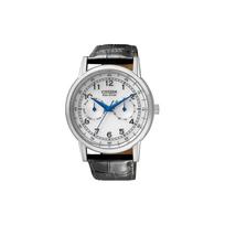 CITIZEN Kvarcinis Mechanizmas Tikros Odos Dirželis Laikrodis Vyriški Laikrodžiai Baltas Ciferblatas AO9000-06B- White Dial