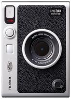 Fujifilm Instax Mini Evo Hybrid Instant Camera Perfect for Christmas or New (Instant Camera/Smartphone Printer/Digital Camera) - Year's Gifts. Black. juoda