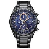 CITIZEN 100m atsparus vandeniui, saulės energija maitinamas kvarcinis laikrodis su nerūdijančio plieno apyranke 43 mm AT8265-81L Blue Dial