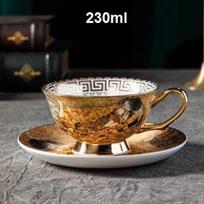 Klimt Kiss Bone China Mugs, Coffee Cups with Spoon, Gustav Klimt Porcelain, Wedding Birthday Gifts, Office Household Drinkware 201-500ml
