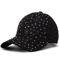 Vasaros Moteriška Kepurė su Cirkoniais, Beisbolo Kepuraitė, Kepurės su Gėlių Siuvinėjimu, Moteriška Snapback, Mados Dizainerio Kepurė nuo Saulės, Hip Hop Y2k Kepurės 54-59cm balta