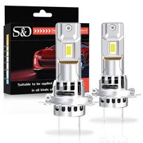 2 vnt. 35000LM H7 LED priekinių žibintų Canbus lemputės Mini belaidės H11 LED H8 70W Automobilio rūko žibintas Turbo priekinis žibintas Auto Plug&Play Lempa 6500K Balta H11 H8