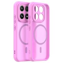 Xiaomi 17 telefono dėklas, magnetinis smūgiams atsparus telefono dėklas, hibridinis apsauginis dangtelis Xiaomi 17 juoda