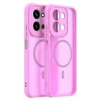 Xiaomi Redmi 15C 4G/15C 5G/Poco C85 4G(Europos) Telefono dėklas, Magnetinis smūgiams atsparus telefono dėklas, Hibridinis buferinis dangtelis skirtas Xiaomi Redmi 15C 4G/15C 5G/Poco juoda