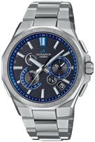 Casio Oceanus Pagamintas Klasikinis Safyro Sidabrinis Laikrodis, Japonija, Linija, Bluetooth, Radijo bangomis valdomas Saulės energija, Kristalas, OCW-T6000-1AJF, Vyriškas,