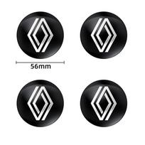 Ratlankių dangteliai 56mm 60mm 65mm Automobilio rato stebulės centrinis dangtelis Logotipo lipdukas Renault Clio 4 Megane 2 3 Captur Trafic Koleos Kadjar Grand