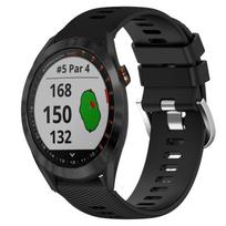 Garmin Approach S40 20mm vientos spalvos minkšto silikono laikrodžio apyrankė For Garmin Approach S40 balta