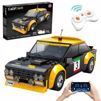 CaDA FIAT ABARTH 131 nuotoliniu būdu valdomas RC automobilis, 216 dalių, dvigubo valdymo režimas
