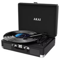 3 greičių patefonas AKAI ATT-18BT su integruotais garsiakalbiais, Bluetooth, AUX IN ir RCA jungtimis