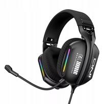 ONIKUMA X12 žaidimų ausinės su RGB apšvietimu ir 360° mikrofonu