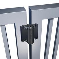 Vyriai su pritraukimu, 2vnt, (metalas-metalas) be kojelių tvoros varteliams iki 30kg