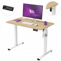 Elektrinis reguliuojamas stalas 120x60 cm, aukščio reguliavimas 72-118 cm Spacetronik