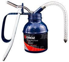 JAG90-0076 Žalvarinis rankinis alyvos siurblys 200 ml GROZ