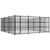 Lauko voljeras šunims, 450x450x185 cm