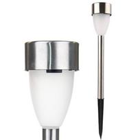 Sodo žibintas Saska Garden Inox, 1 LED RGB, 36,5 cm