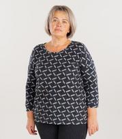 Zabaione moteriška striukė AL44LY TSP*P4059, juodas/baltas
