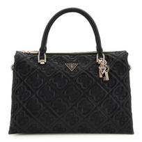 GUESS Juodas moteriškas rankinis krepšys - Adelasia Multi Comp Satchel 310934