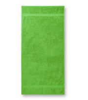 Vonios rankšluostis Malfini 905 apple green 70x140cm. Medvilnė 450 g.m2