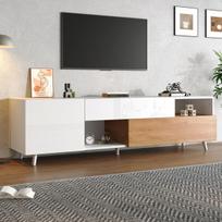 TV spintelė su 7 lentynomis 180x38x50 cm