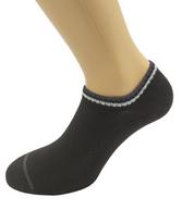 Labai trumpos bambukinės kojinės vyrams Paktas Lightweight Bamboo 1406, juodos, 41-44