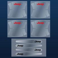 Jeep 8vnt Skaidri Automobilio Durų Rankenos Apsauginė Plėvelė Ženkliukai Lipdukai Jeep Grand Cherokee Wrangler Renegade Compass Gla