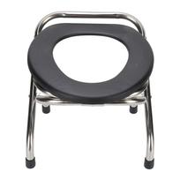 Sulankstoma tualeto kėdė, nešiojama komodos kėdė, nerūdijančio plieno, ergonomiška komodos kėdė tualetas suaugusiems 42cm / 16.54in