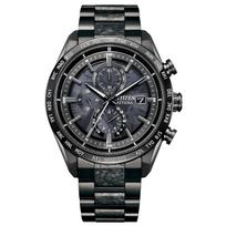 Citizen Attesa Vandeniui atsparus riboto leidimo bendradarbiavimo modelis AT8287-62E Vyriškas šviesos energija maitinamas Eco-Drive radijo bangomis valdomas laikrodis, Edition, Juodas, HAKUTO-R