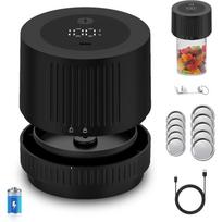 Electric Mason Jar Vacuum Sealer Kit,Rechargeable Ball Jar Sealer Vacuum for Regular Mouth and Wide Mouth Mason Jars,Used for Canning Jars juoda