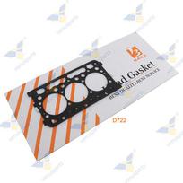 D722 pilnas tarpinių komplektas Kubota varikliui, su cilindro galvutės tarpine, kapitalinio remonto komplektas Cylinder Head Gasket