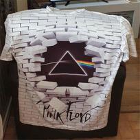 Pink Floyd 3D skaitmeninės spaudos marškinėliai trumpomis rankovėmis viršutinė dalis mylimajam M