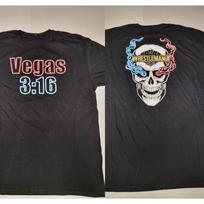 WWE Wrestlemania 41 Išskirtiniai Vegas 3h16 Marškinėliai Stone Cold Steve Austin Unisex Marškinėliai M
