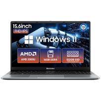 Blackview Acebook 6 nešiojamas kompiuteris su AMD Ryzen 5 3500U, 16GB RAM, 256/512GB SSD, integruota grafika, Windows 11 Home, 180° (16+512)3500U pilka