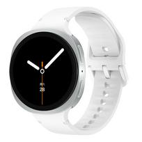 Sport Silicone Band For Samsung Galaxy Watch 8 Strap 44mm 40mm Accessories correa pulseira Bracelet Galaxy Watch 8 classic 46mm galaxy watch 8 40mm juoda