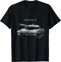 Vokietijos mūšio tankas Leopard 2 Unisex marškinėliai XXXXL
