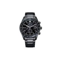 CITIZEN FUTURE FORCE serijos Laikrodis su kvarciniu mechanizmu, maitinamu šviesa, nerūdijančio plieno apyranke Vyriški laikrodžiai CA0775-87E Black Dial